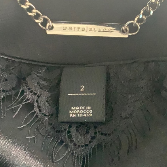 Black Satin trimmed blazer - Picture 8 of 10